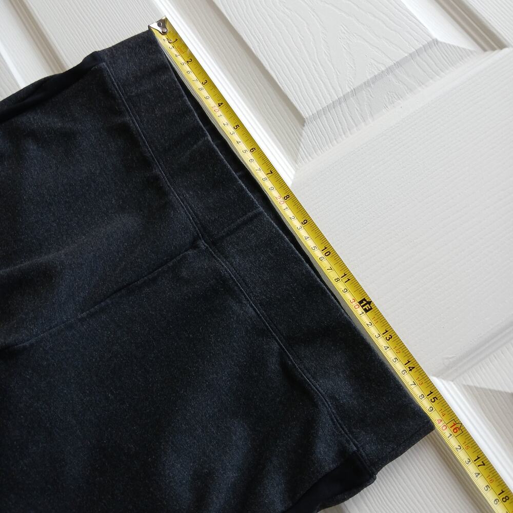 Old Navy Side Stripe Stevie Skinny Ankle Pants L heather grey hidden ankle zip - Picture 8 of 13